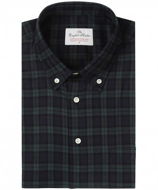 Cotton Shirt Button Down Regular Fit | Blackwatch