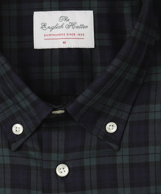 Cotton Shirt Button Down Regular Fit | Blackwatch