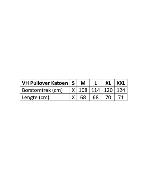 Pullover katoen v-hals | Grijs