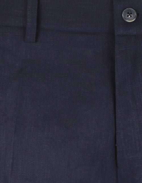 Chino Linnen | Navy Blauw