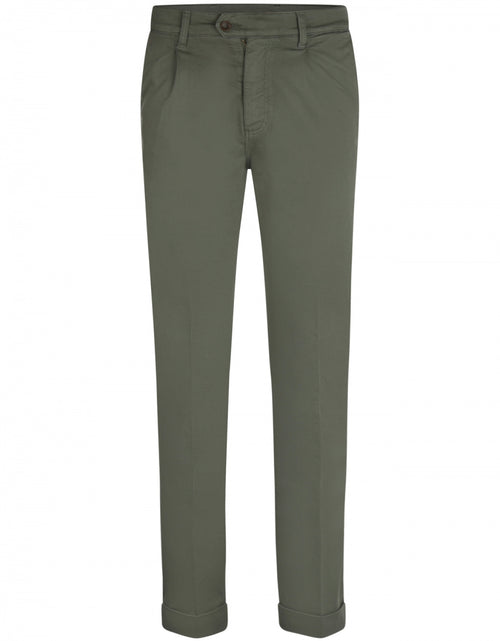 Boston Trousers Pleated and Turn-up | Green