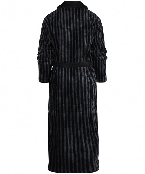 Dressing gown velour | black