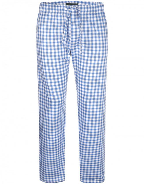 Pyjama pants long cotton | Blue