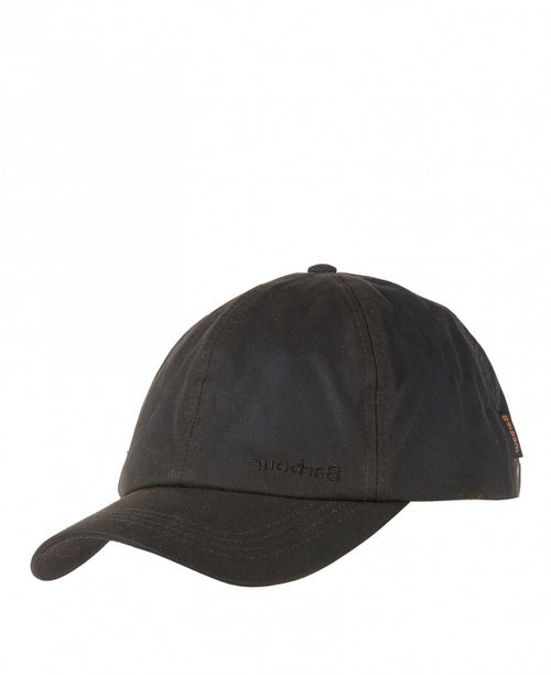 Barbour Baseball Cap Waxed | Olive