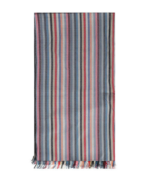 Striped Scarf | Blue