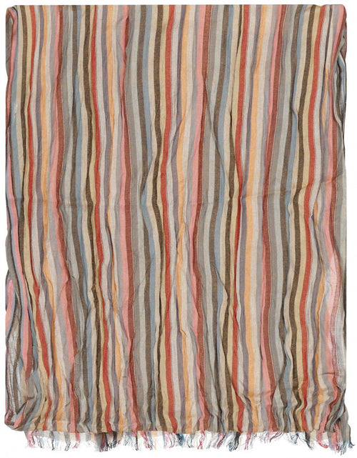 Striped Scarf | Brown