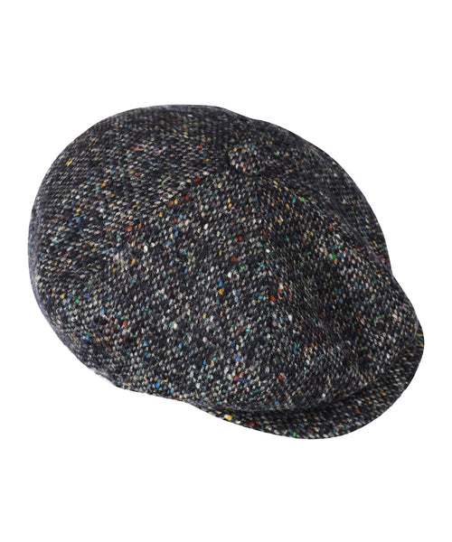 Tweed Balloon Cap | Blue