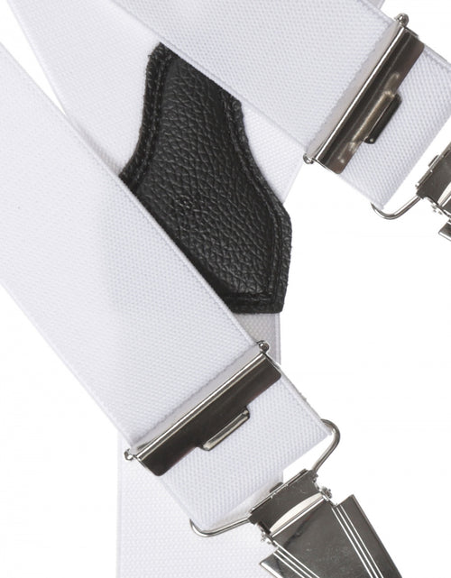 Elastic Braces with Clips | White