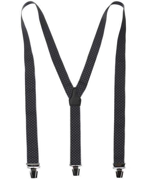 Design suspenders with clips | Black