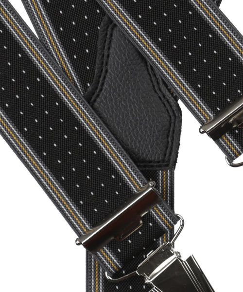 Design suspenders with clips | Black