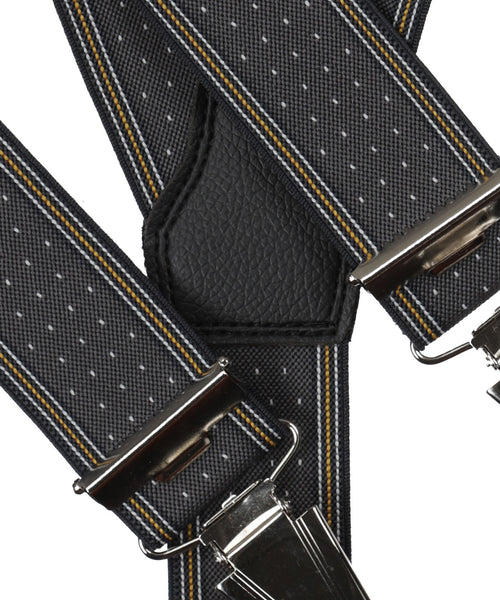 Design suspenders with clips | Black