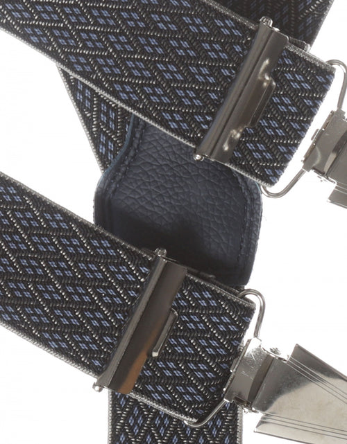 Design suspenders with clips | Blue