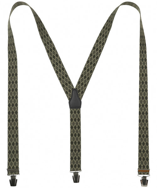 Design suspenders with clips | Green