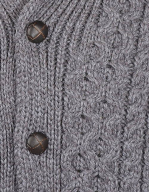 Knot Cable Cardigan from Ireland | Grey