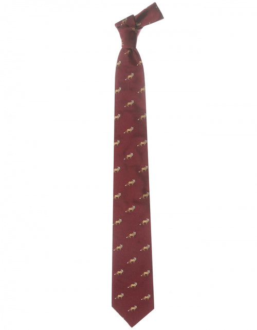 Woven Silk Tie | Red