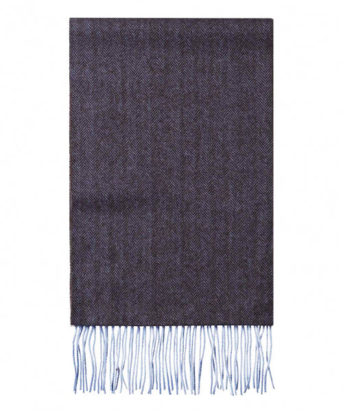 Merino Wool Scarf | Blue