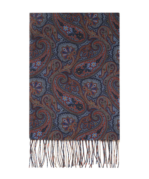 Sjaal Wol 180x30 | Blauw