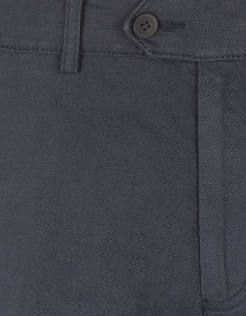 Chino Derby Linen and Cotton | Navy Blue