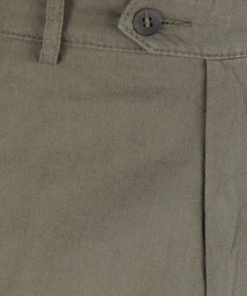 Chino Derby Linen and Cotton | Green