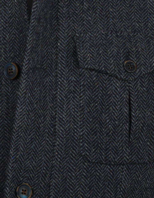 Tweed Jas Cooper | Blauw