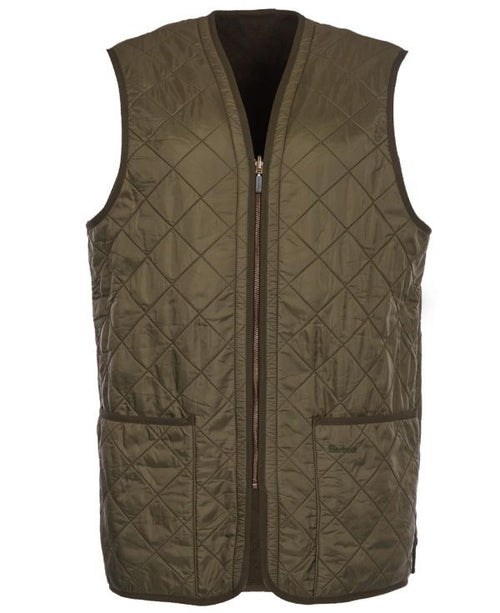 Barbour Polarquilt Zip-in Liner Bodywarmer | Olive