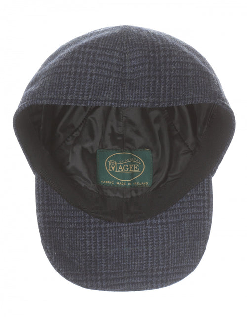 Tweed Baseballcap | Blauw