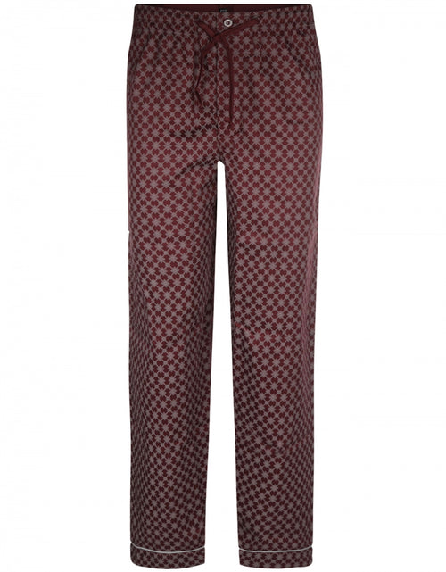 Pyjama katoen | Bordeaux Rood