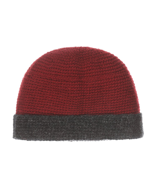 Hat Wool Fleece Lining | Red