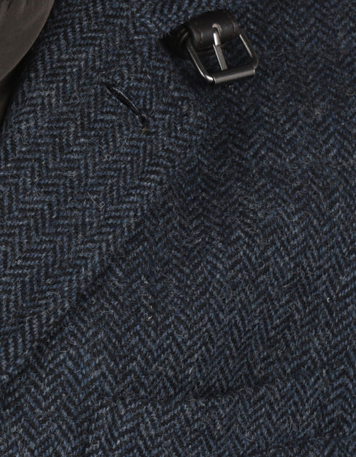 Long coat Tweed | Blue