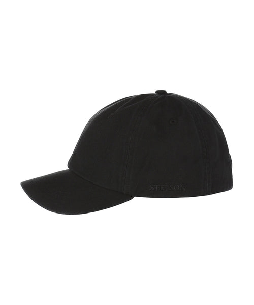 Stetson Baseball Cap Cotton | Black