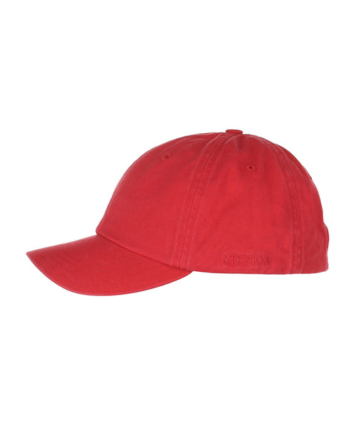 Stetson Baseball Cap Cotton | Red