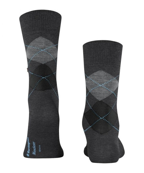 Manchester men's socks | Anthracite Mel.