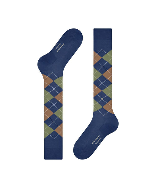 Manchester Men's Knee Socks | Blue