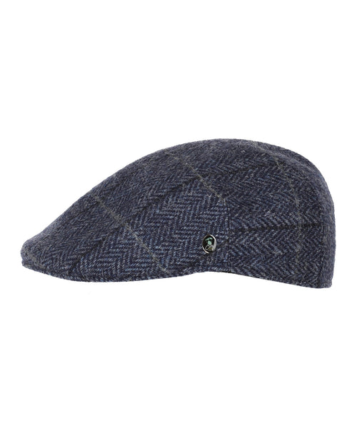 Jockey Tweed Cap | Blauw