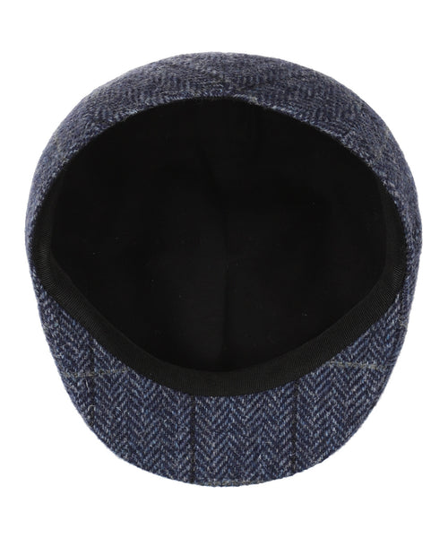 Jockey Tweed Cap | Blauw