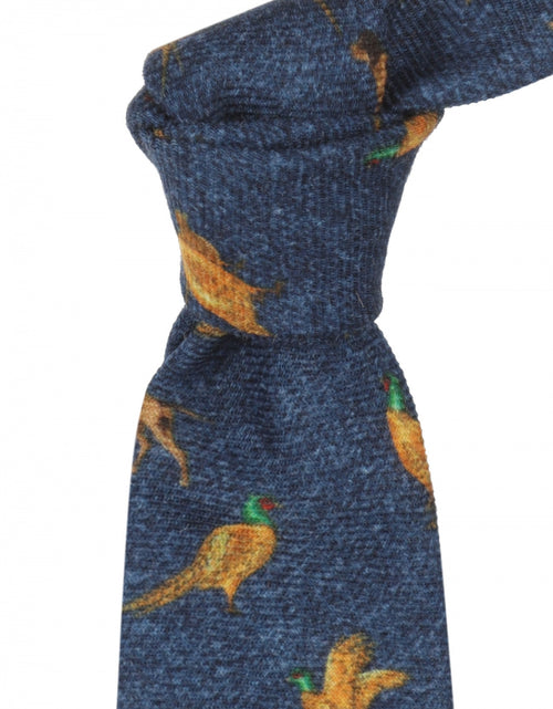 Wollen stropdas | Blauw