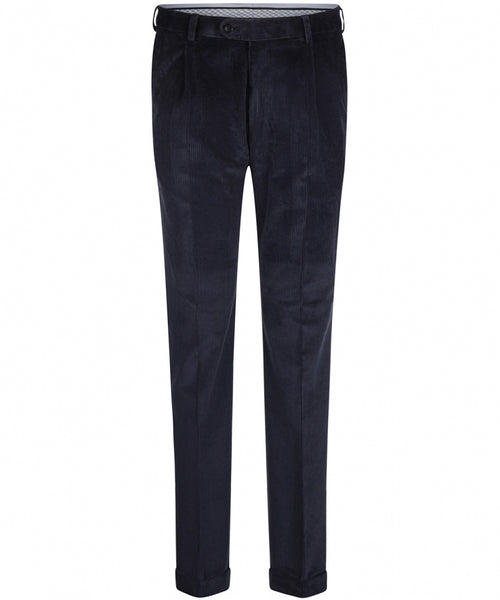 Corduroy Pants Wide Rib | Navy Blue