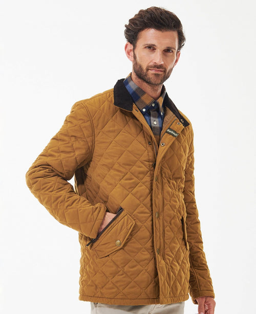 Barbour Shoveler Quilted Jacket | Yellow