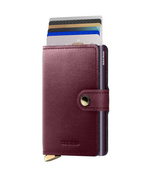 Secrid Premium Miniwallet | Dusk Bordeaux