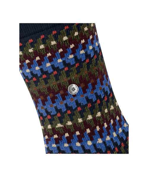 Burlington Retro Resort Men's Socks | Blue