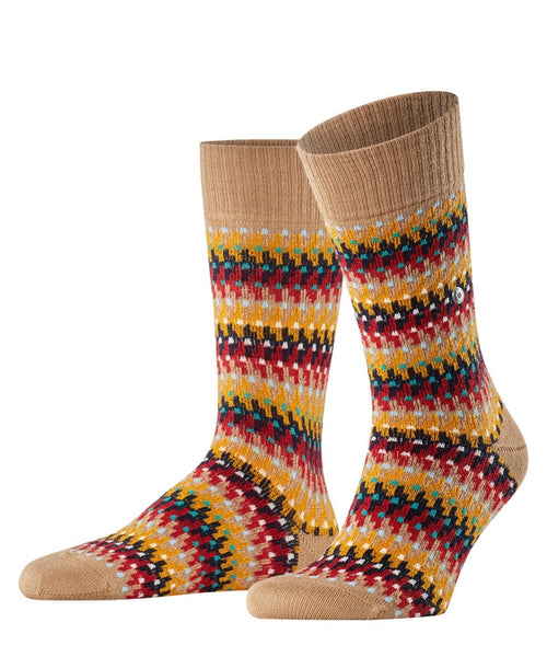 Burlington Retro Resort Men's Socks | Brown