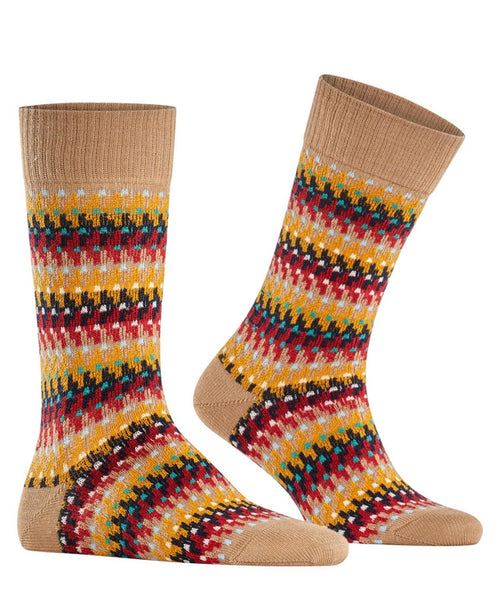 Burlington Retro Resort Men's Socks | Brown