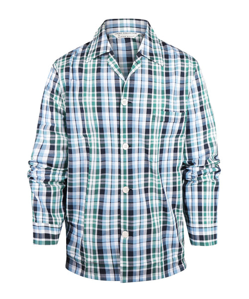 Derek Rose Flannel Pyjama | Blauw