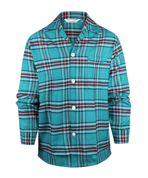 Derek Rose Flannel Pyjama | Groen