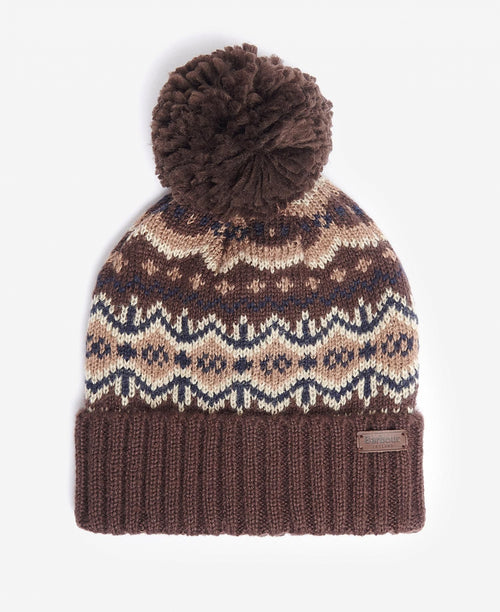 Barbour Fairisle Beanie&Scarf Gift Set | Groen