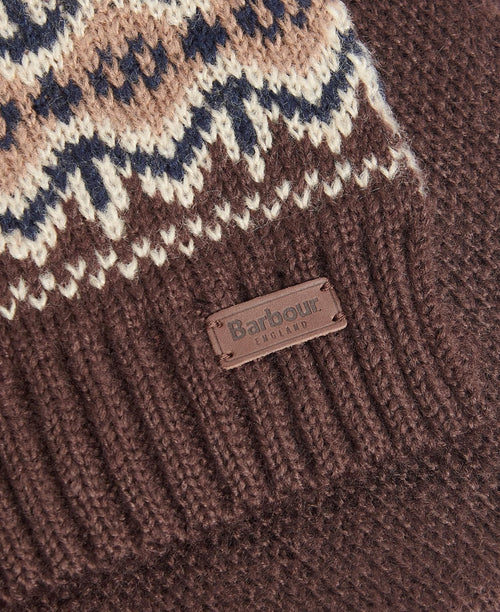 Barbour Fairisle Beanie&Scarf Gift Set | Groen