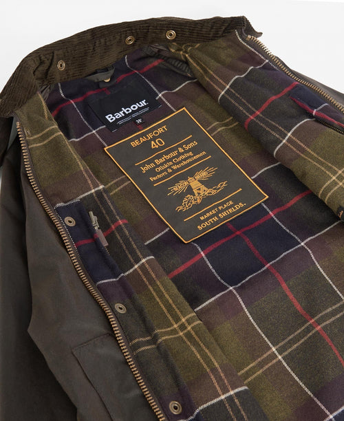 Barbour Beaufort 40th Anniversary Edition | Olive