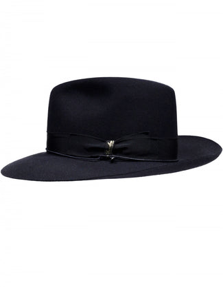 Italiaanse Fedora Hoed SQ | Navy Blauw