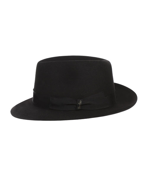 Italian Fedora Hat | Black