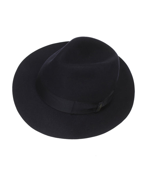 Italian Fedora Hat | Navy Blue